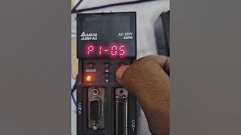 Delta Servo Drive Factory Reset And Jog Mode Run