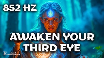 852HZ + SHAMANIC DRUM | AWAKEN YOUR THIRD EYE & SPIRITUAL VISION