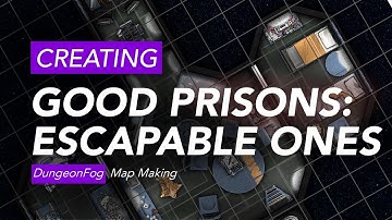 Map Making: Epic Prisons in your TTRPG using DungeonFog