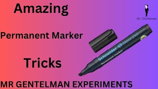 Amazing Permanent Marker Tricks || Science Experiment With Marker|| ||Mr Gentlemen Experiment||