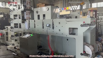 FPL320-6 320mm 6 Color Flexo Printing Machine With Full Servo Motor