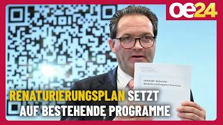Renaturierungsplan setzt auf bestehende Programme