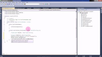 How to add, read, clear text or content in RichTexBox in WPF
