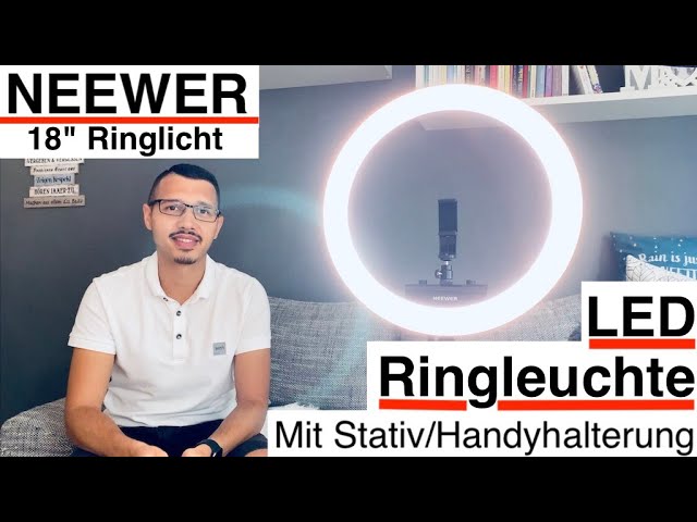 25.4cm LED Selfie Ring Licht Handy Foto Video Lampe Mit 1.6m Dreibeinstativ R 25.4cm LED Selfie Ring Licht Handy Foto Video Lampe Mit 1.6m Dreibeinstativ R