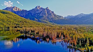 Flight Over Lake Stanley Idaho