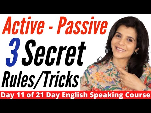 Active And Passive Voice Tricks | 3 Secret Rules | Active Voice And Passive Voice In English Grammar