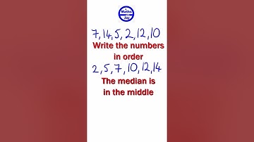 Median of an even number of numbers