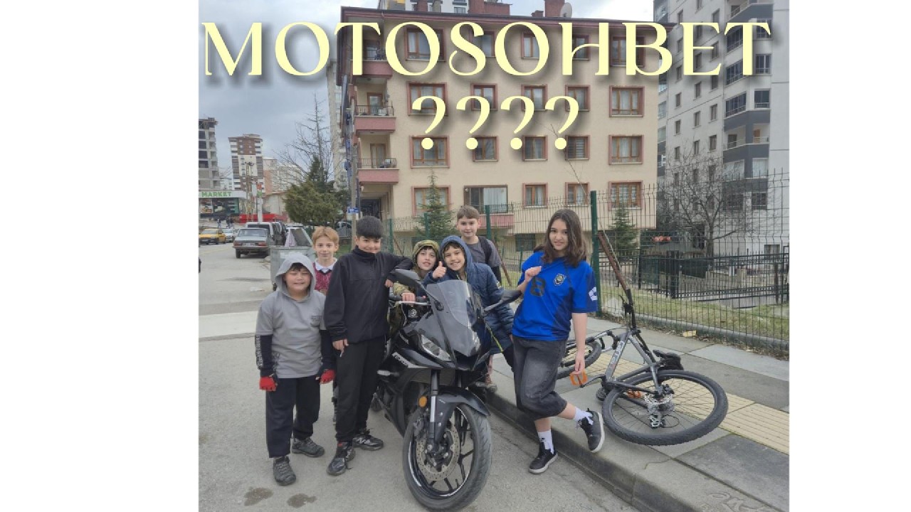 Mahalledeki çocuklarla sohbet