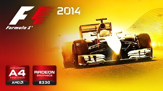 I Played F1 2014 in 2024 on a Low-End PC with an A4-5000 & Radeon HD 8330