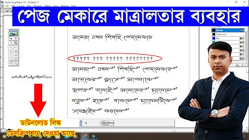 Bangla Typing in Adobe Pagemaker 7.0 and How to Use Matralota for Wedding Card Design Font
