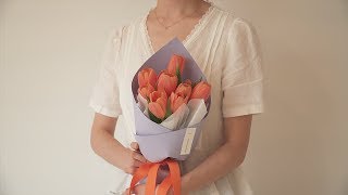 Tulip Handtied&Wrapping