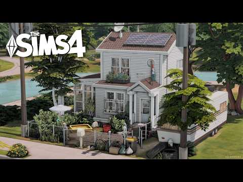 🏡 Suburban Small Family House | Sims 4 Stop Motion | NO CC