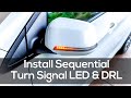 Convert Side-view Mirror Turn Signal to Sequential LED & DRL (1/2)