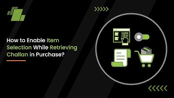 How to Enable Item Selection while retrieving Challan in Purchase ?