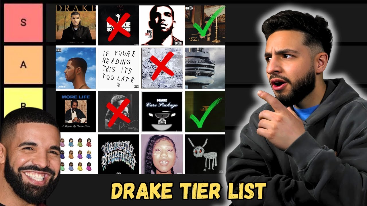 Ranking Drake Albums (Tier List) | His 