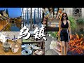 【Vlog #33】🏯江南水乡—古城乌镇 | 西栅里各种小吃 | 早茶客 | 住在水上客栈 | 杭州美食 |  游记