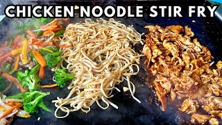 CRAZY GOOD Spicy Chicken Noodle Stir Fry - COOK ALONG with ME!