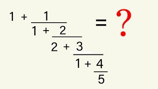 Math Olympiad | Simplify this Nice Fraction Problem with easy trick | VIJAY Maths