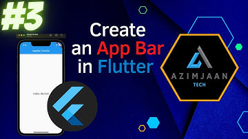 Create an AppBar in Flutter | Flutter App Bar 2023