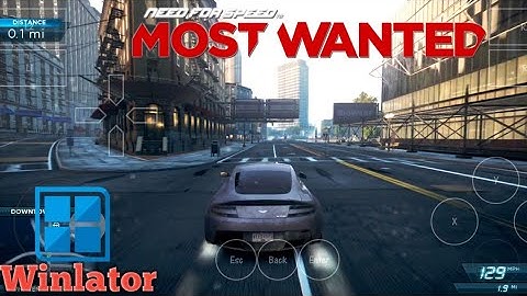 NFS Most Wanted 2012 (Windows) Winlator 7.0 - Poco X3 Pro