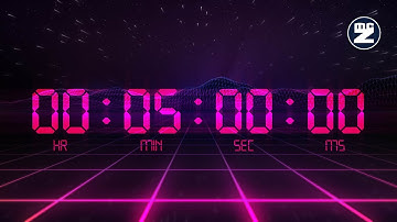 🎼 5 Minute Timer - With Music Digital Negative - Countdown 5 minuti - Conto alla rovescia