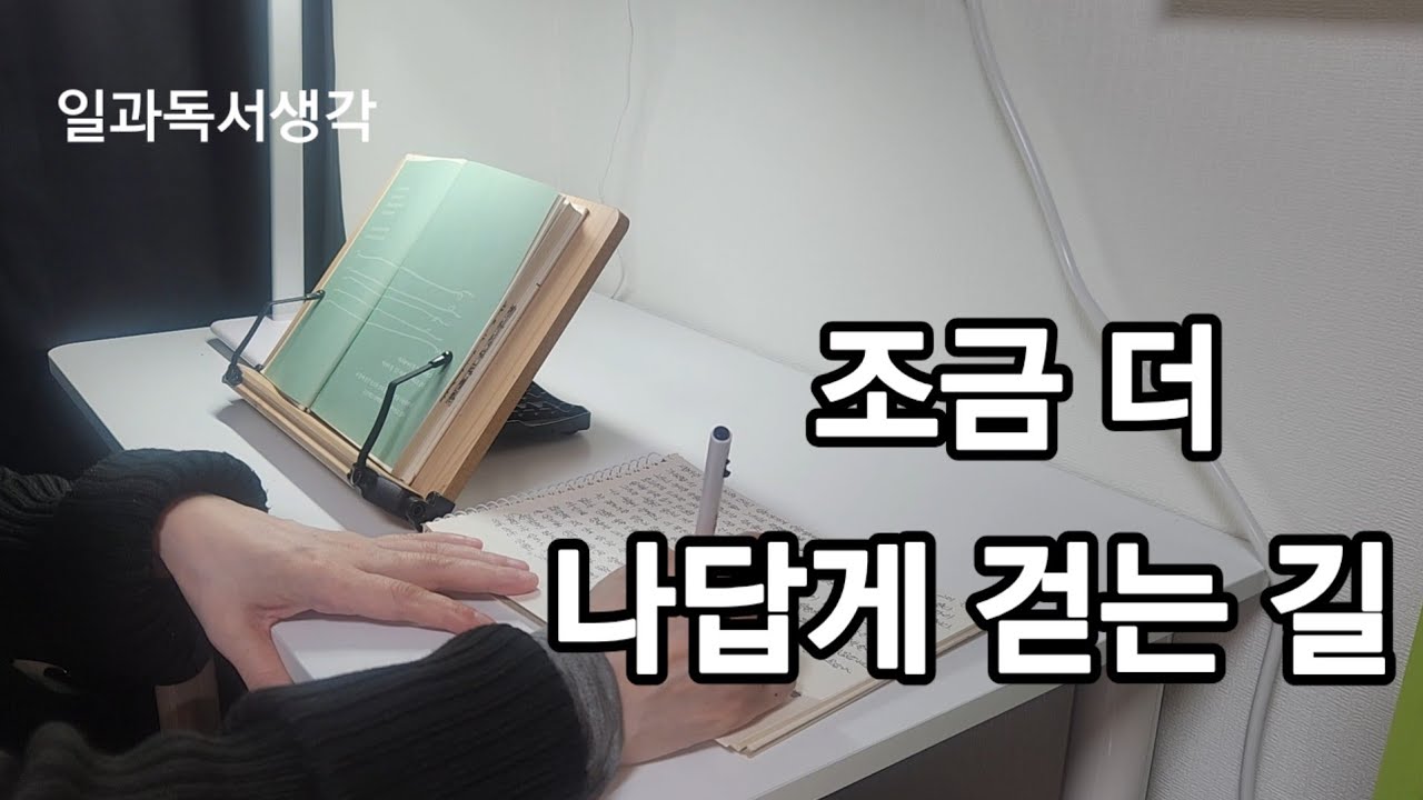 감정에 휘둘리던 내가 단단해진 이유, 머릿속을 정리하기 시작했다.
