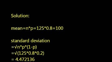Statistical Question Solution