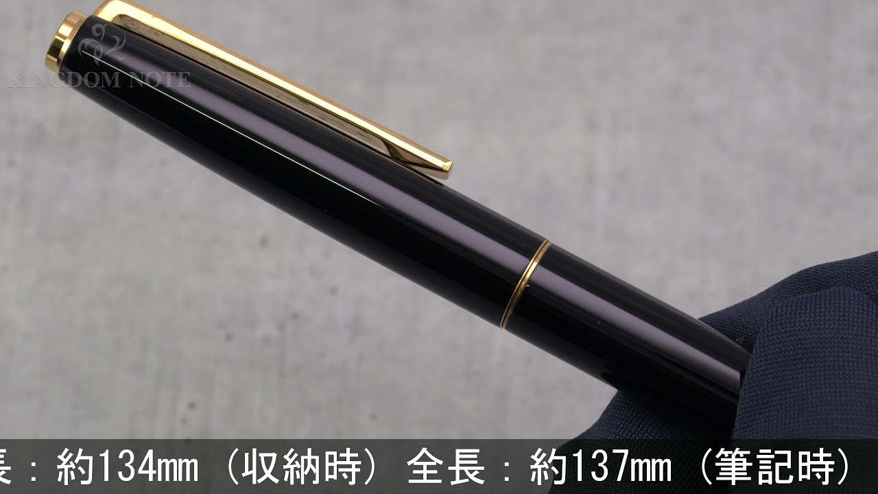 PILOT 万年筆 ブラック 細字 PILOT パイロット 万年筆 デラックス 漆 ブラック 18K/細字 (旧型