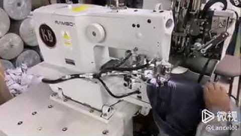 Rambo RM-390H Double needles automatic belt loop setter