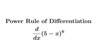 Power Rule of Differentiation Example 7 #calculus #differentiation #mathmatiqs
