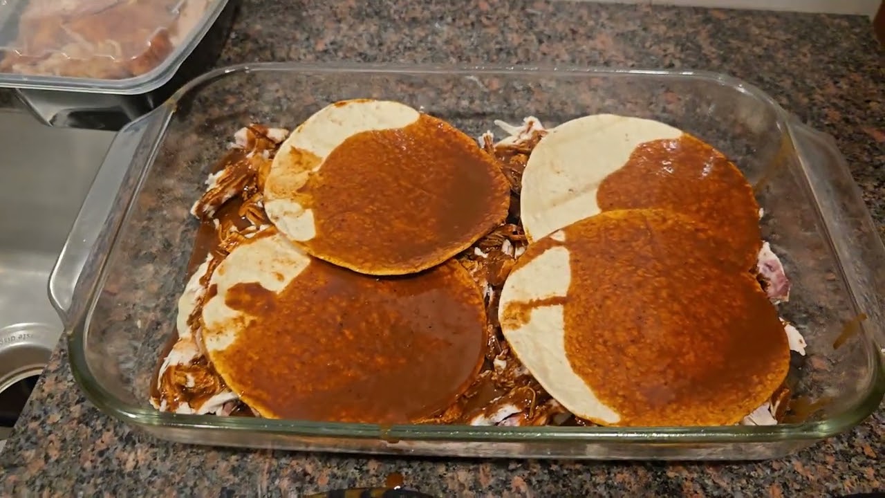 Cooking Chicken Mole. ENJOY!