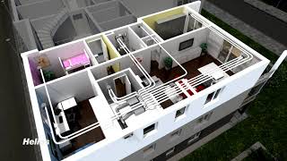 Helios Flexpipe Universal Im Neubau - Lüftung Mit Wärmerückgewinnung Kwl