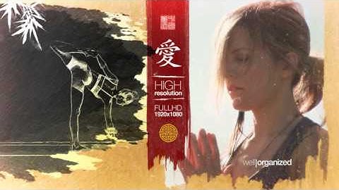 Zen Brush Opener After Effects Template