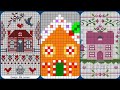Amazing and wonderful house cross stitch pattern designs collection for everything | #short