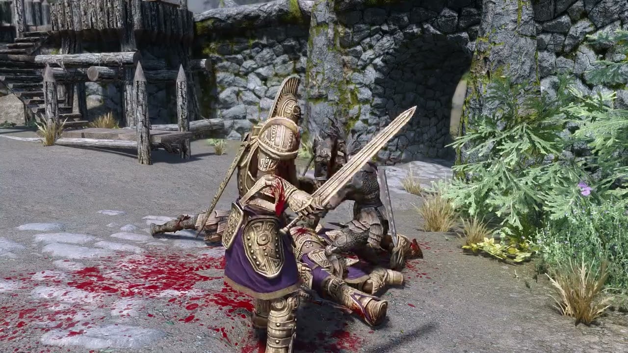 Skyrim Battles - Dragonscale Warriors vs Dwarven Warriors