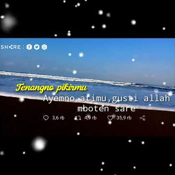 Story wa terbaru//cobo sawangen langit iki - Happy Asmara