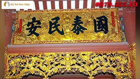 Ý nghĩa hoành phi câu đối trong văn hóa tâm linh người Việt