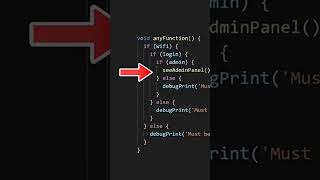Nesting If Statements Is Bad. Do This Instead. - Flutter Mapp #flutter #coding #ifstatement #codeing