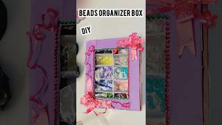 Eye-Catching DIY Beads Storage Box🎀Viral Craft Idea#shorts#shortsfeed#trending#organizer#diy#craft
