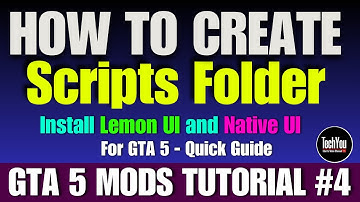 GTA 5 Mods Not Working? 🚀 Fix it by Creating a Scripts Folder & Installing LemonUI + NativeUI!