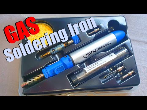 Soldering With A Portable Gas Iron / Rothenberger Review
