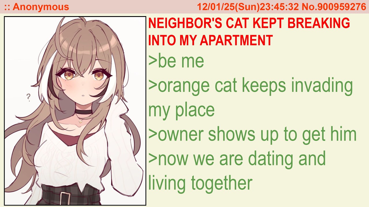 Neighbor's Cat Keeps Visiting… Then She Does Too | 4Chan Greentext Stories