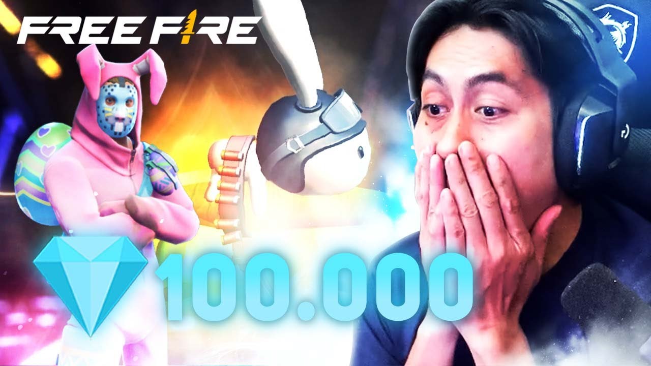 100.000 DIAMOND UNTUK SKIN RABBIT ? FREE FIRE YouTube