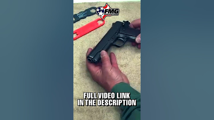 Jak Field Strip 1911 za méně než 60 sekund