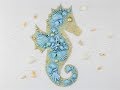 Mixed Media Seahorse