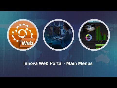 Innova Web Portal - Main Menus