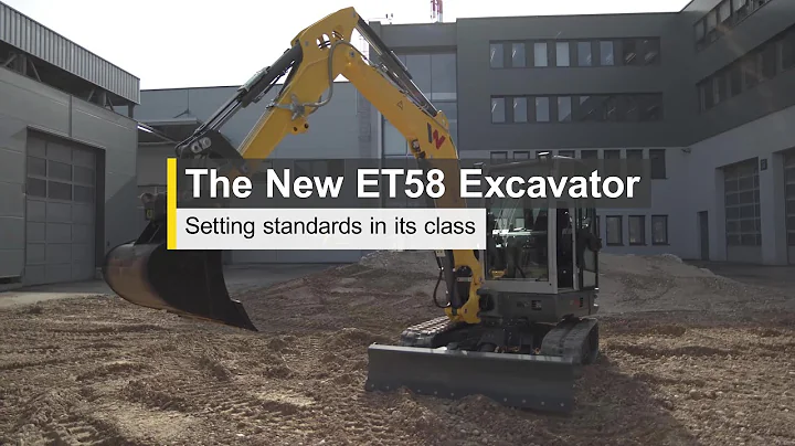 Wacker Neuson mini-excavator ET58 – Powerful, comfortable and safe