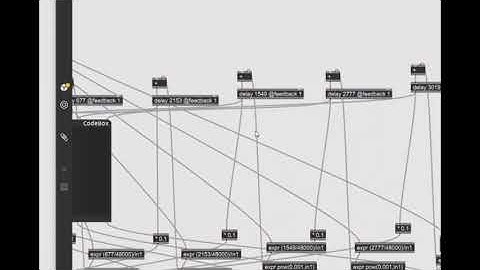 8 delay line FDN reverb test max/msp gen