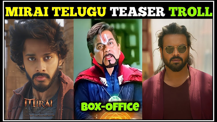 Mirai Telugu Teaser Troll | Mirai Telugu Teaser Reaction | Teja Sajja | Manchu Manoj | Telugu Trolls