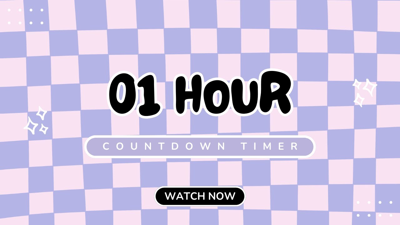 01 HOUR COUNTDOWN TIMER | STUDY | FOCUS | WITH SIMPLE BEEPS - YouTube
